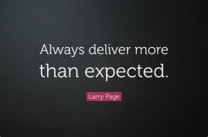Always Deliver More Than Expected Motivational Quote Poster Paper Print ...