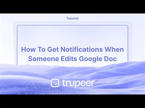 Image result for Google Doc Email Notification