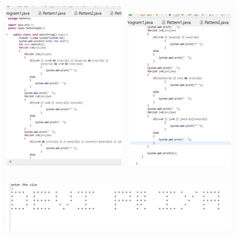 Pattern Program in Java Tamil 的图像结果