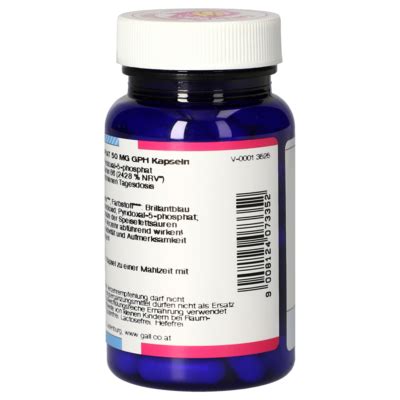 Pyridoxal-5-phosphat 50 mg GPH Kapseln [5999853]-Gall-Pharma GmbH ...
