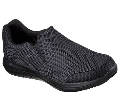 Skechers Black Go Flex 2 Completion Mens Walking Slip On Shoes - Style ...