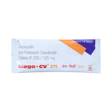 Mega-CV 375 Tablet: Uses, Side Effects, Price, Dosage & More Info ...