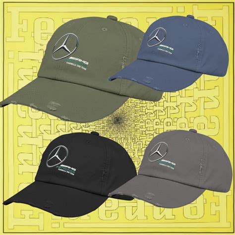 F1 Cap, Mercedes Cap, AMG Petronas Hat, Racing Cap, Formula 1 Hat ...