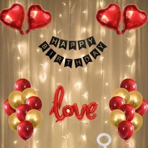 Flipkart.com | FLICK IN Solid 40 pcs Happy Birthday Decorations Combo ...