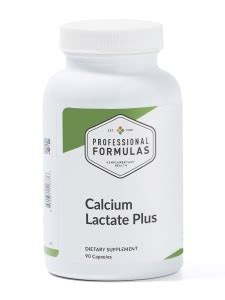 Calcium Lactate Plus - 90 Capsules - Professional Formulas | PureFormulas
