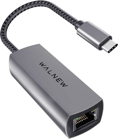Amazon.com: WALNEW USB-C 2.5gb Ethernet Adapter, USBC to RJ45 LAN ...