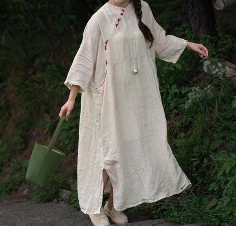 Linen Dresses Women, Summer Linen Dress, Long Linen Dress, Linen Robe ...