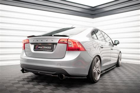 Spoiler Cap Volvo S60 R-Design Mk2 Gloss Black | Our Offer  Volvo  S60  Mk2 Facelift [2014 ...