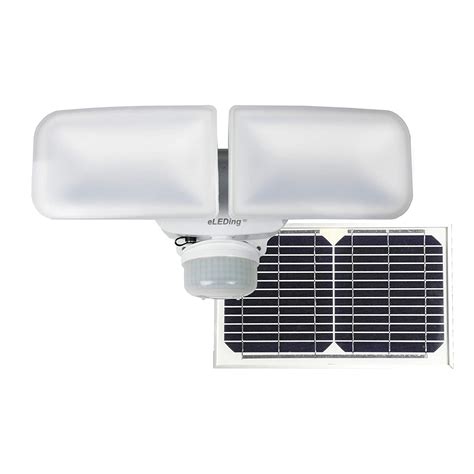eLEDing Solar Powered Microgrid Dual Head LED SMART Lighting 1200lm ...