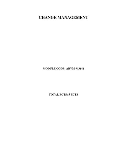 Change Management Module PDF 的图像结果