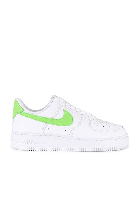 Nike Air Force 1 '07 Sneaker in White & Action Green | REVOLVE