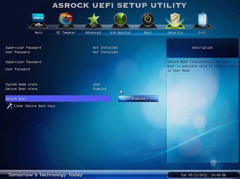 Image result for Disable Secure Boot ASRock