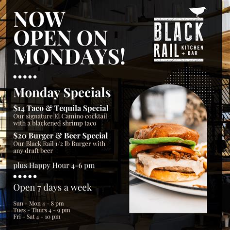 Events - Black Rail Kitchen + Bar