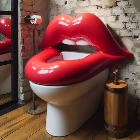 Unique and Unusual Sanitary Innovation: Introducing the Lip-Shaped Toilet