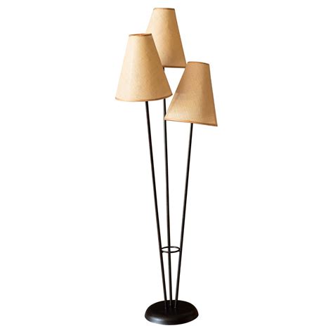 Mid-Century Modern Three Shade Light Floor Lamp at 1stDibs