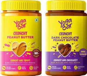 Yogabar Peanut Butter Unsweetened Creamy |Dark Chocolate Price in India ...