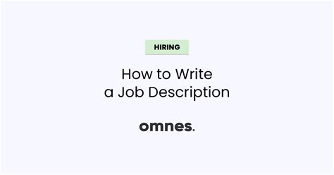 Image result for How to Write a Job Description