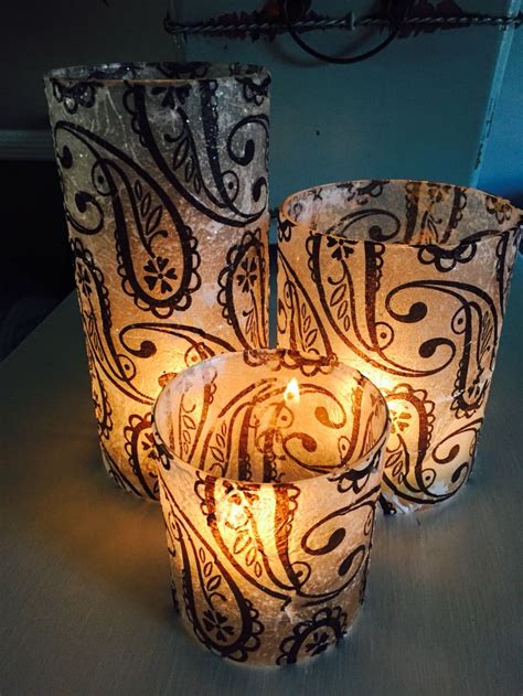 Decorating Candles Using Mod Podge 的图像结果