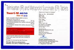 Tsart M 40/50 Tablet 10: Uses, Side Effects, Price & Substitutes
