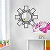 Buy Hosley Decorative Star Shaped Iron Wall Mirror, Black Online at Low ...