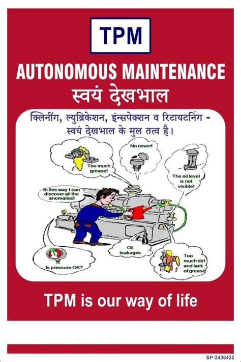Signageshop Sp-2436422 Autonomous Maintenance Poster : Amazon.in ...