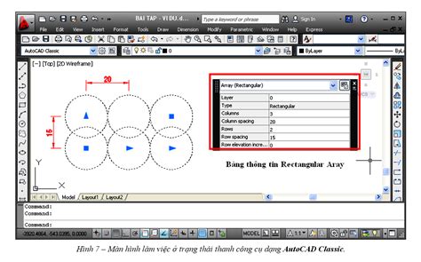 Image result for Array Trong Cad