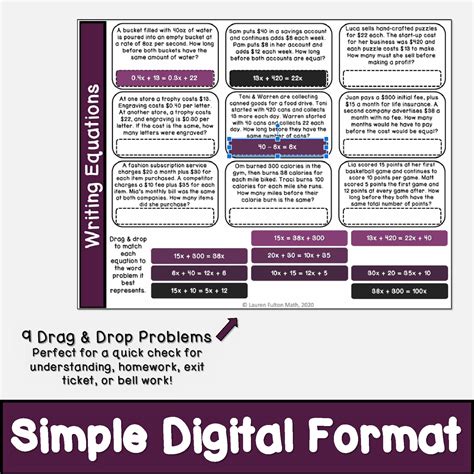 Writing Equations From Word Problems 的图像结果