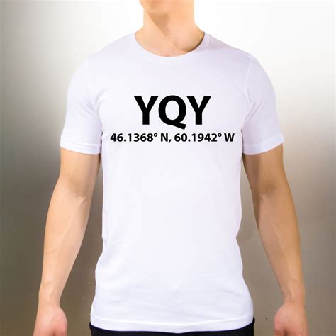 YQY Sydney Nova Scotia T-Shirt - Unisex - Marquee Noir – Marquee Noir Inc.
