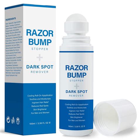 Amazon.com: Razor Bump Stopper with Ingrown Hair Treatment: Razor Bumps ...
