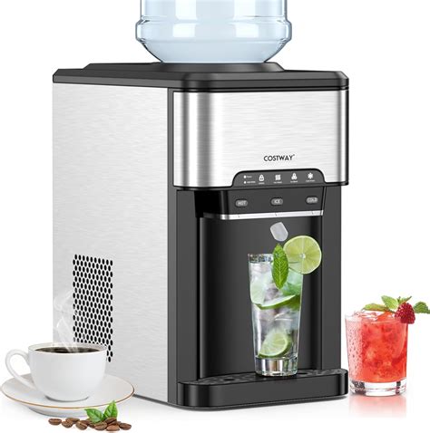 Amazon.com: COSTWAY Water Dispenser with Ice Maker, 3-in-1 Countertop ...
