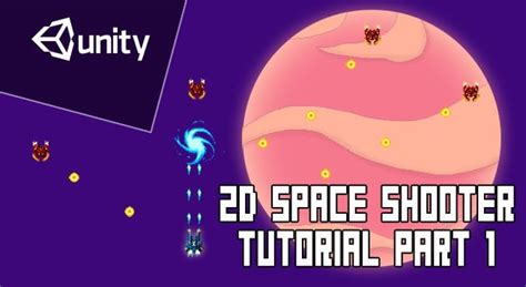 Unity Space Game Tutorial 的图像结果