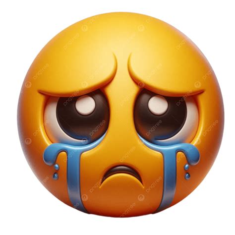 Weinende Smileys Chrechter Niedliche Animation 3D Weinende Emoji: