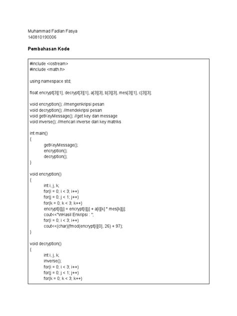 Image result for Hill Cipher Encryption