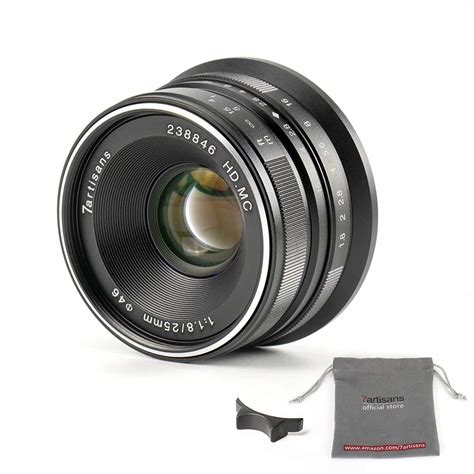 Buy 7artisans 25mm F1.8 APS-C Manual Fixed Lens for Fuji Cameras X-A1 X ...