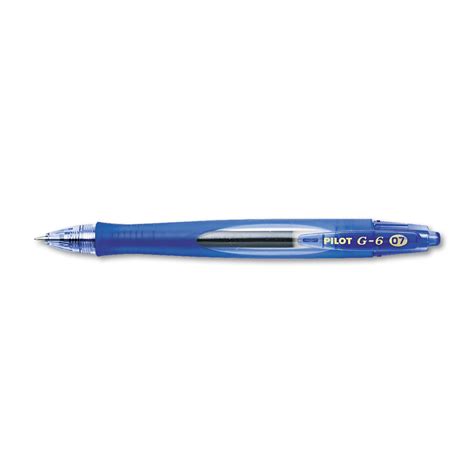 Pilot G6 Retractable Gel Ink Rolling Ball Pen, Fine Point, Blue Ink ...