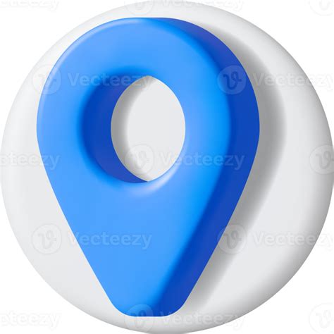 3D Map Pin PNG File 的图像结果