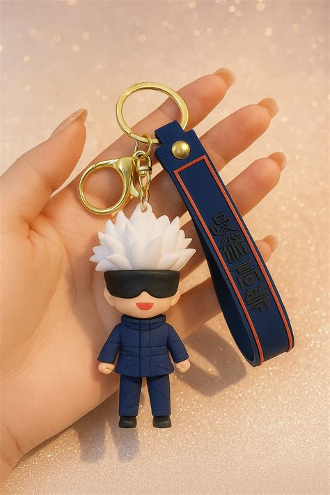 Satoru Gojo PVC Figure Keychain – rvaibz