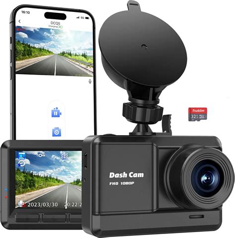 Amazon.com: Dash Cam, FHD 1080P WiFi Dash Camera for Cars with 32GB SD ...