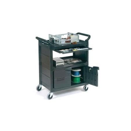 Rubbermaid Commercial Rubbermaid Plastic Instrument Cart 200 Lb ...