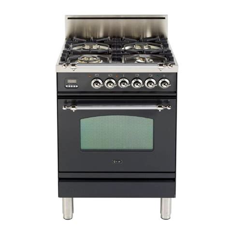ILVE Nostalgie 24-in 4 Burners 2.44-cu ft Self-cleaning Convection Oven ...