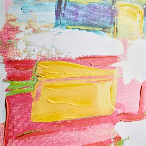 Colorful Abstract Canvas Wall Art, 24x36