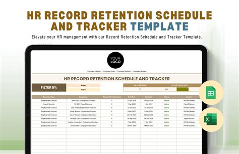 Record Keeping Documents Chart Printable Forms