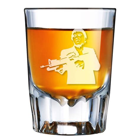Buy Scarface Engraved Barcraft Fluted Shot Glass Online at Low Prices ...