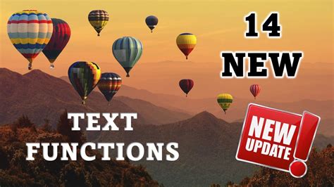 Image result for Discuss Any 10 Text Functions