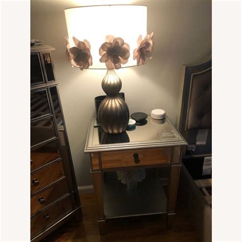 Pier 1 Imports Hayworth Rosette Table Lamp - AptDeco