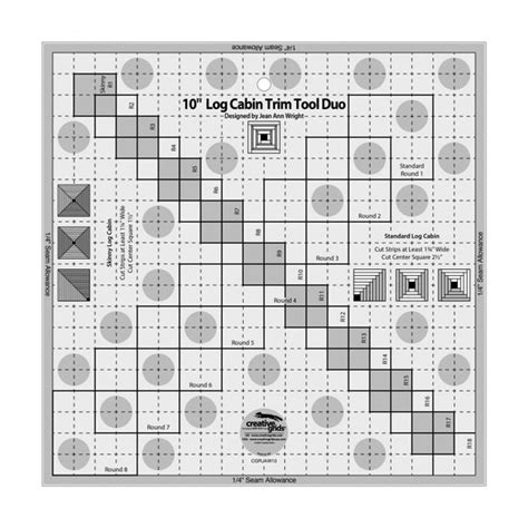 Creative Grid 10 Log Cabin Tutorial 的图像结果