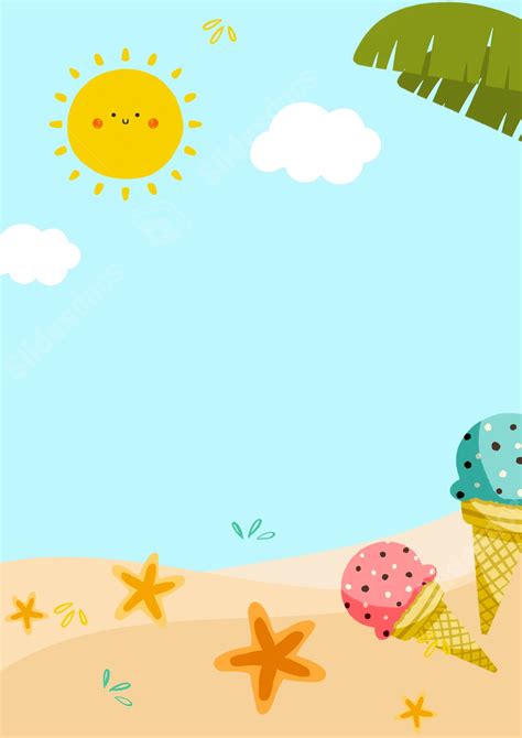 Summer Heat Stroke Page Border And Printable Background in Word ...