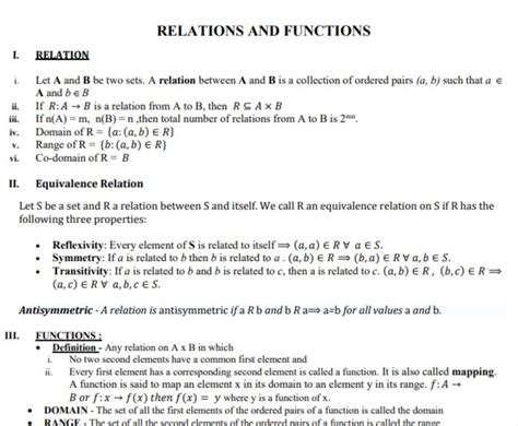 Image result for Class 12 Maths All Formulas PDF