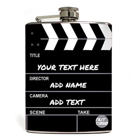 Buy Nutcase - Personalized Gifts for Him - Customised Hip Flask 9oz ...