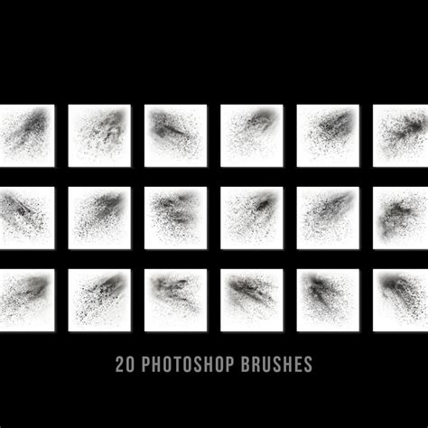 Free 15 Glitter Photoshop Brushes | Instant digital download | Gogivo